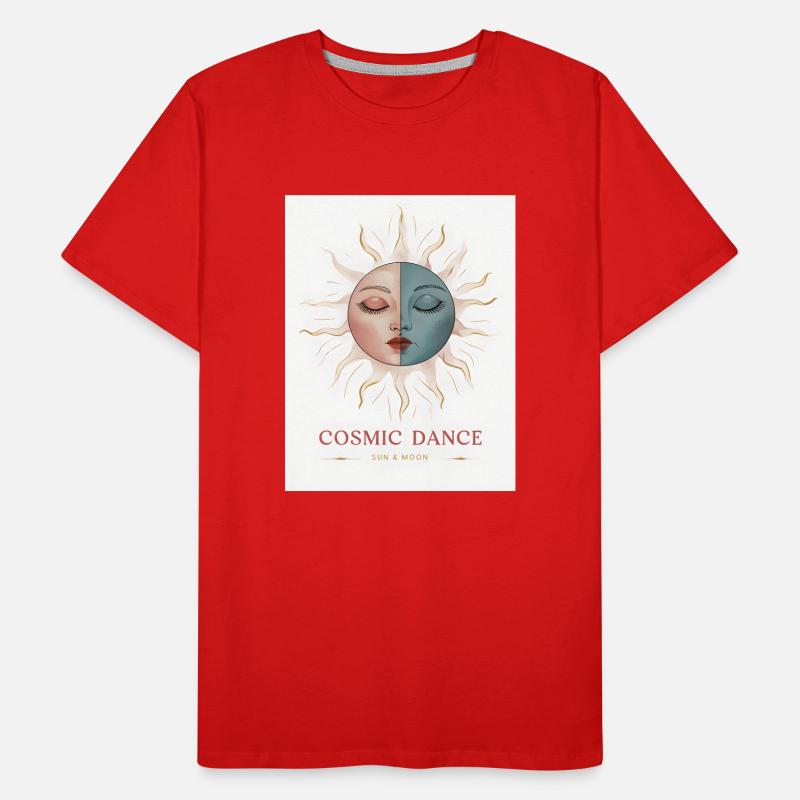 Cosmic Dance Spirituell Geschenk Männer Premium Bio T-Shirt