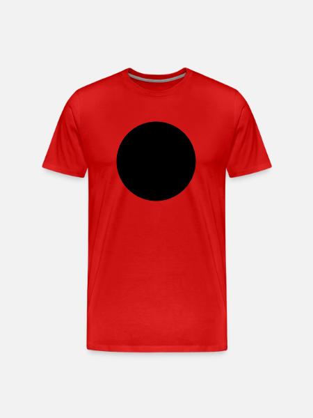 Punkt. - Männer Premium Bio T-Shirt - Rot