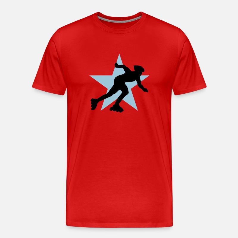 inliner_092011_a_2c - Männer Premium Bio T-Shirt - Rot