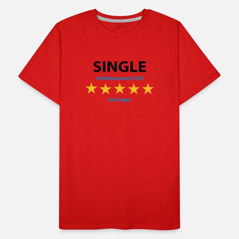 5 Star Single - 30 + Men's Premium Organic T-Shirt