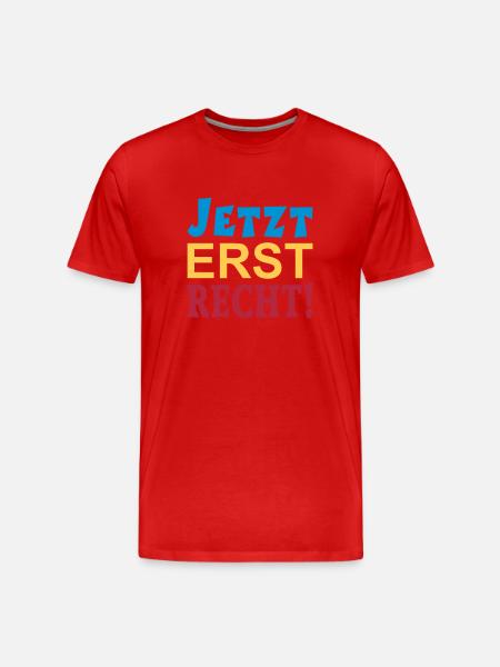 NOW ONLY RIGHT! - Men's Premium Organic T-Shirt - red