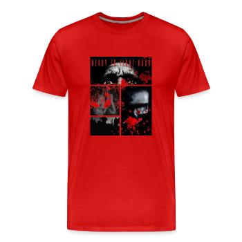 "Ready to fight back" - T-shirt bio Premium Homme - rouge - Devant - Damien (186cm)