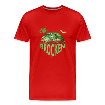 Beltane E 35 - T-shirt bio Premium Homme - rouge - Devant - Damien (186cm)