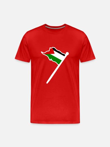 Free palestine - T-shirt bio Premium Homme - rouge
