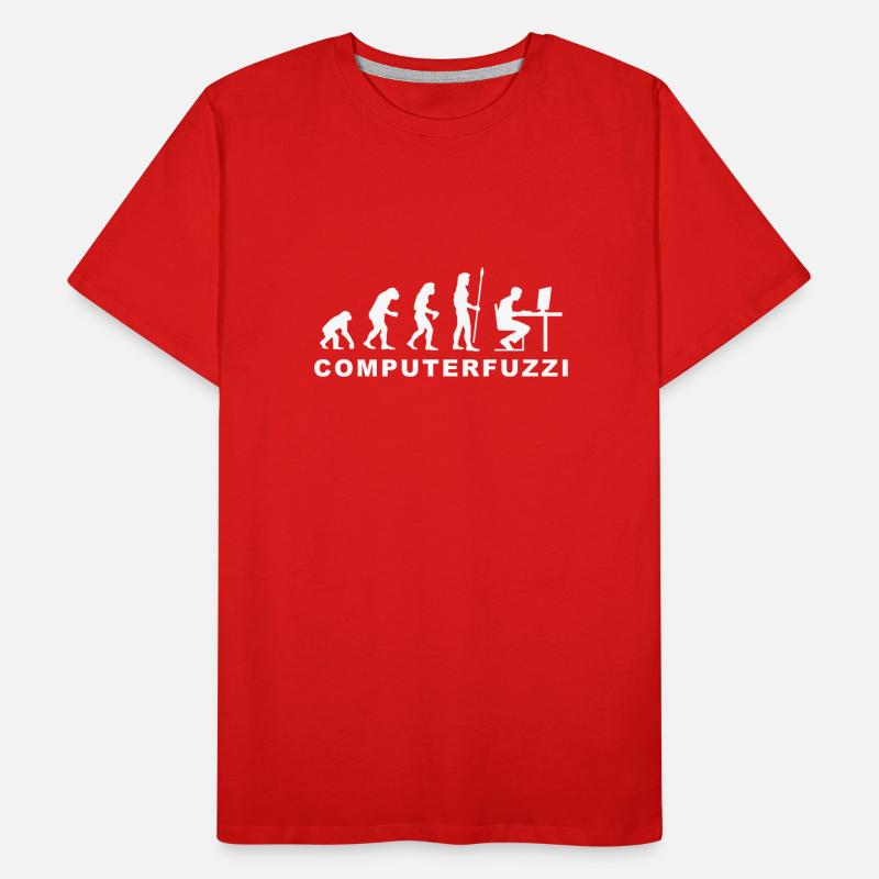 evolution_computerfuzzi T-shirt bio Premium Homme