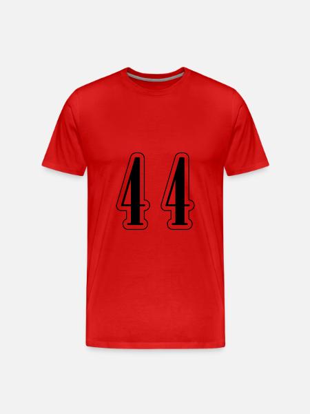 44 Symbole numérique - T-shirt bio Premium Homme - rouge