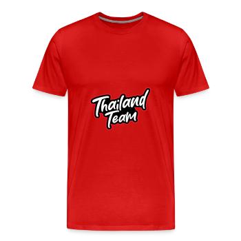Thailand Team - Men's Premium Organic T-Shirt - red - Front - Damien (186cm)