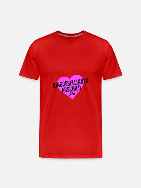 Hen Party Crew - Men's Premium Organic T-Shirt - red