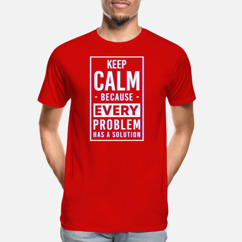 Problem Nicht mein Problem Das Problem Männer Premium Bio T-Shirt