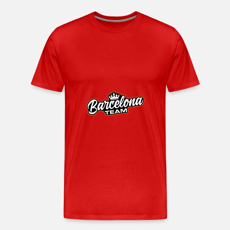 L’équipe de Barcelone - T-shirt bio Premium Homme - rouge
