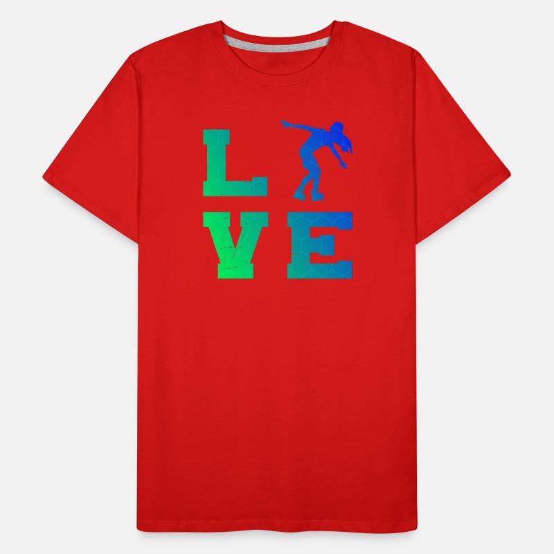 Roller Skates Roller Skating Rollerskate Männer Premium Bio T-Shirt