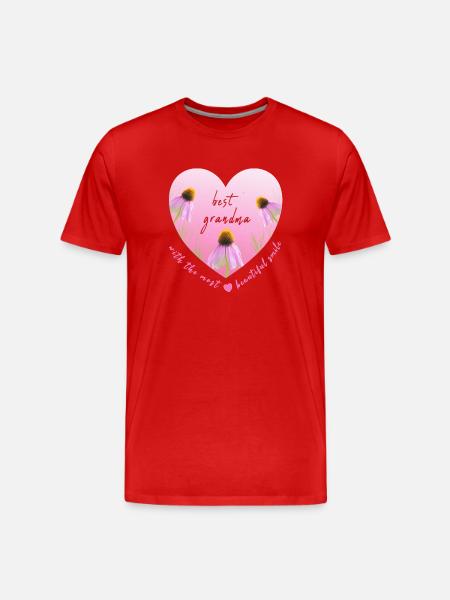Best Grandma Granny - Men's Premium Organic T-Shirt - red