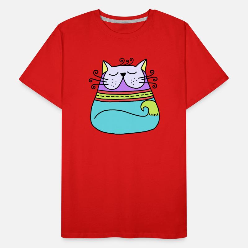 Chat T-shirt bio Premium Homme