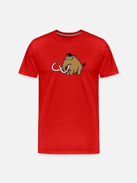 Mammut - Männer Premium Bio T-Shirt - Rot