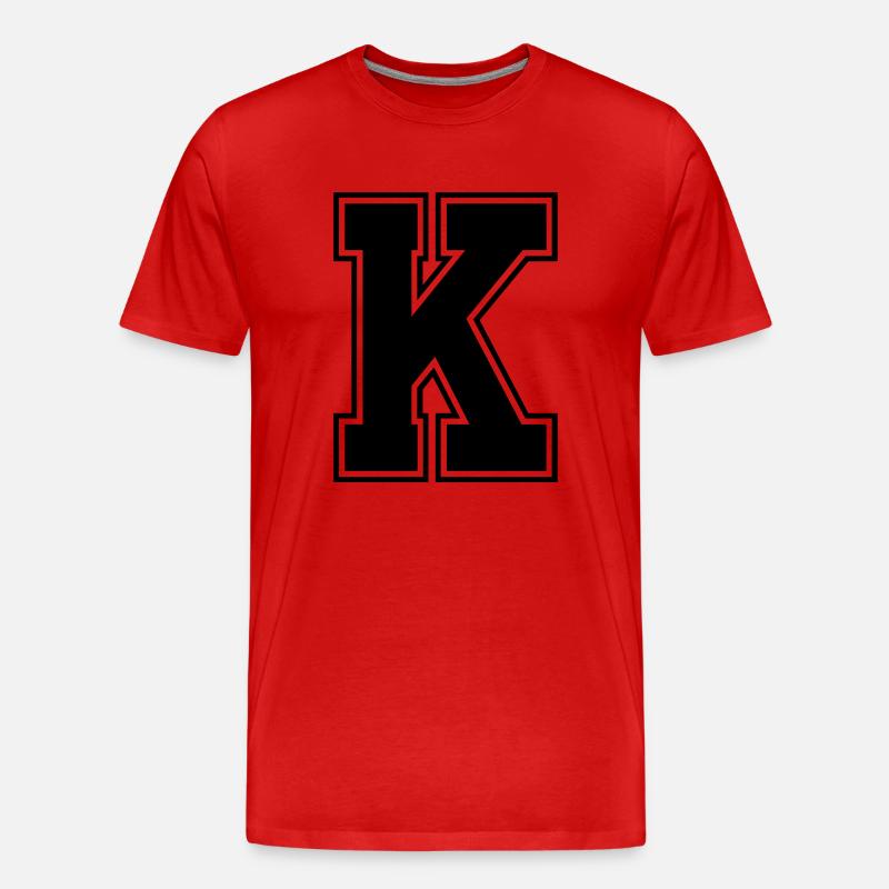 k_symbol - Männer Premium Bio T-Shirt - Rot