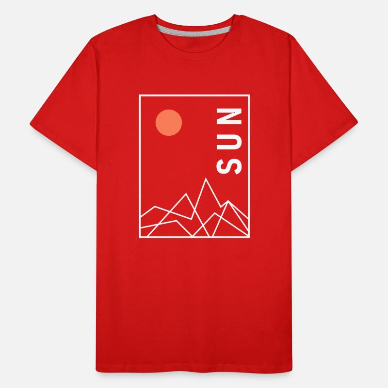 Conception abstraite T-shirt bio Premium Homme