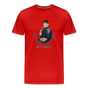 Rieser Grantler // Illustration - Männer Premium Bio T-Shirt - Rot - Vorne - Damien (186cm)