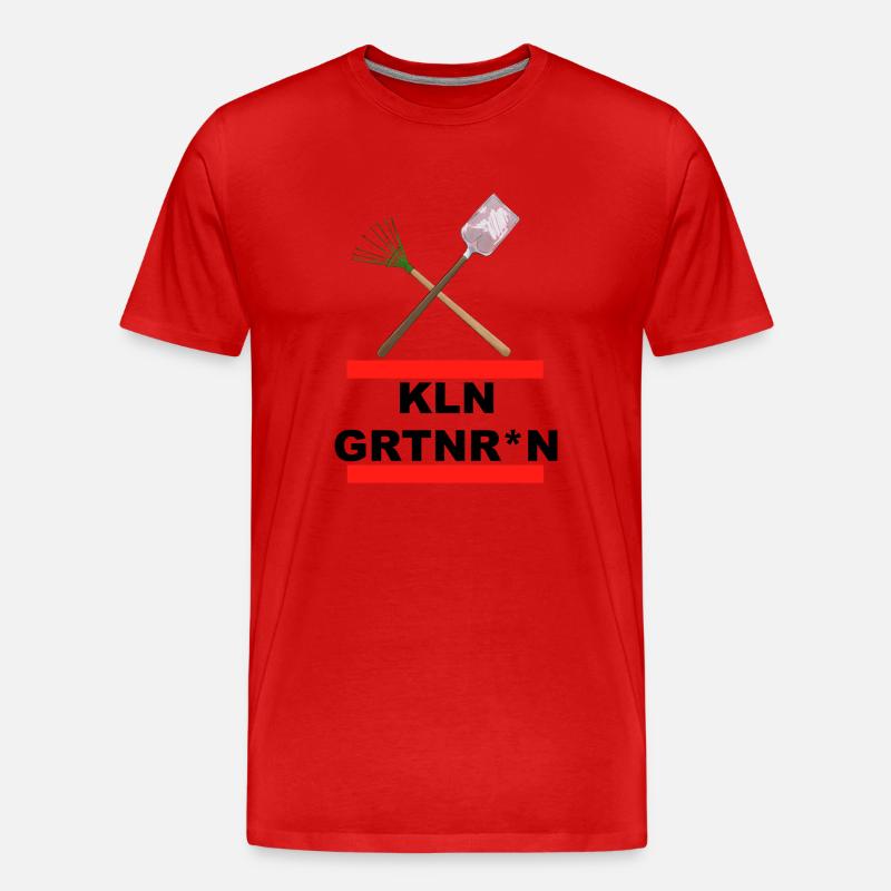 Kleingarten - Kleingärtner*in - Männer Premium Bio T-Shirt - Rot