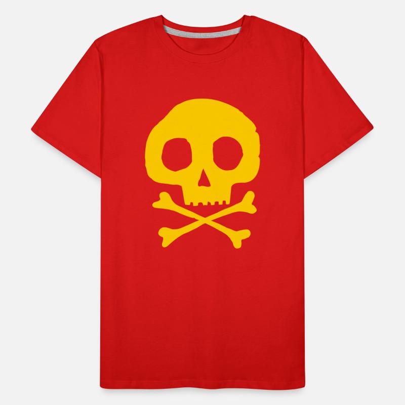 Skull and bones Men's Premium Organic T-Shirt
