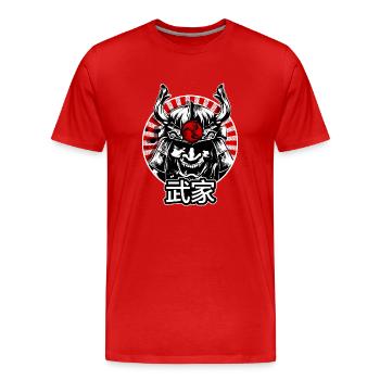 Martial Arts - Männer Premium Bio T-Shirt - Rot - Vorne - Damien (186cm)