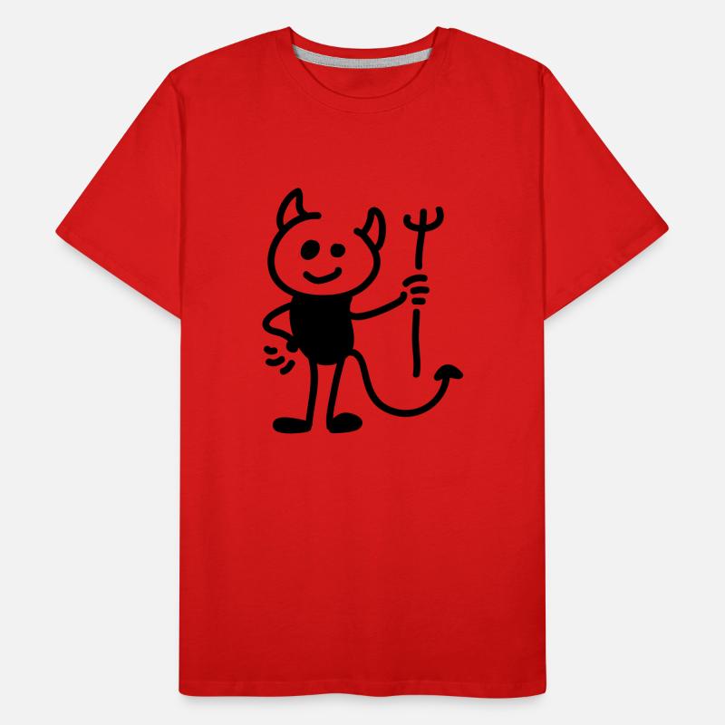 Little Devil - Ligne T-shirt bio Premium Homme
