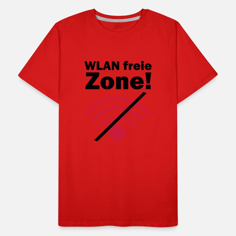 WLAN free zone! Men's Premium Organic T-Shirt
