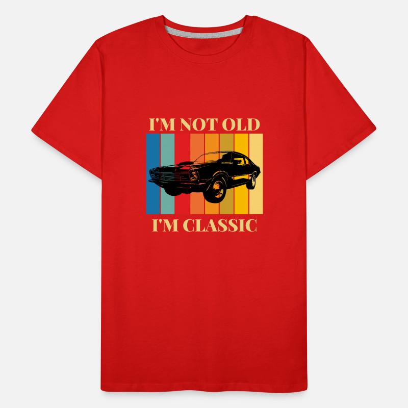 Ich bin nicht alt, ich bin ein Klassiker-Auto Männer Premium Bio T-Shirt