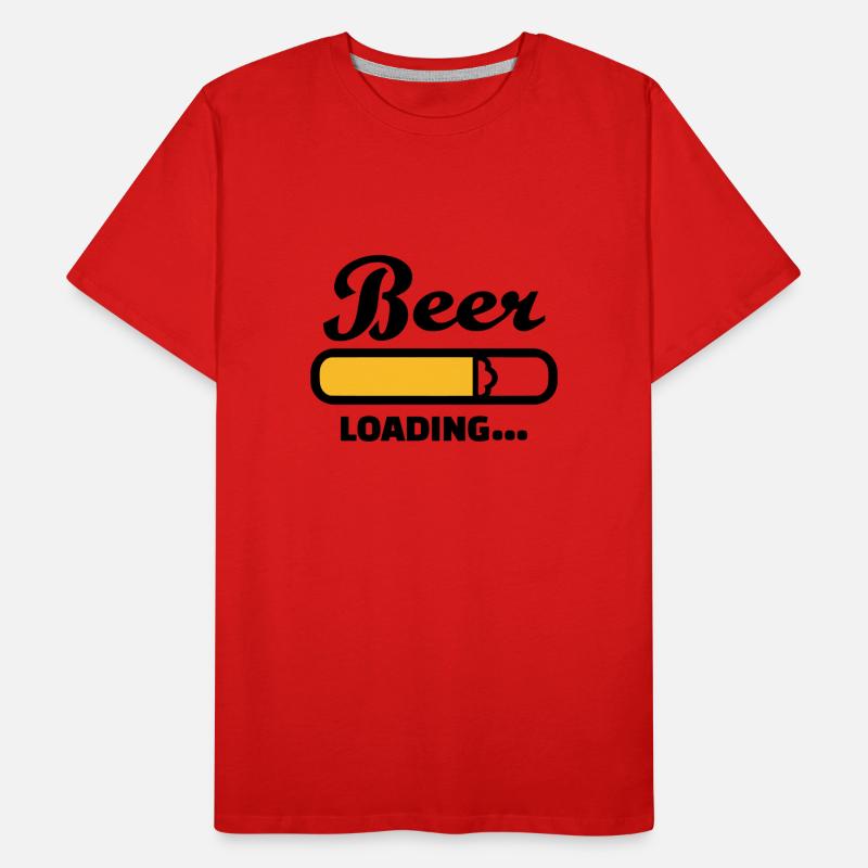Beer Loading T-shirt bio Premium Homme