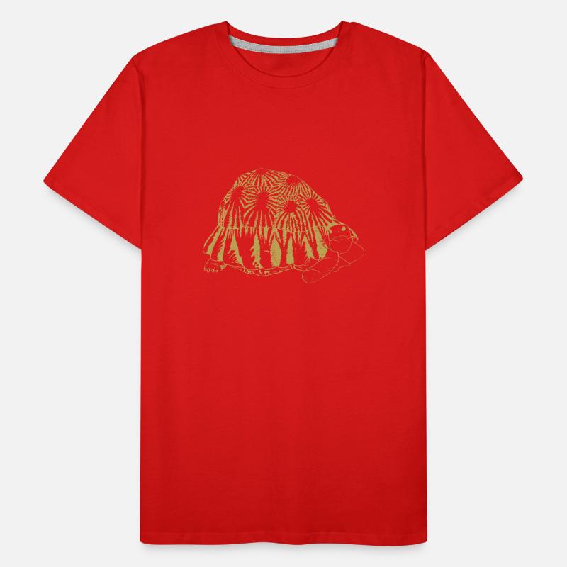 Illustrated designs with turtle Men's Premium Organic T-Shirt