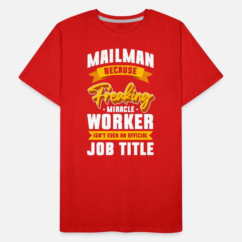 Postman Package Work Men's Premium Organic T-Shirt