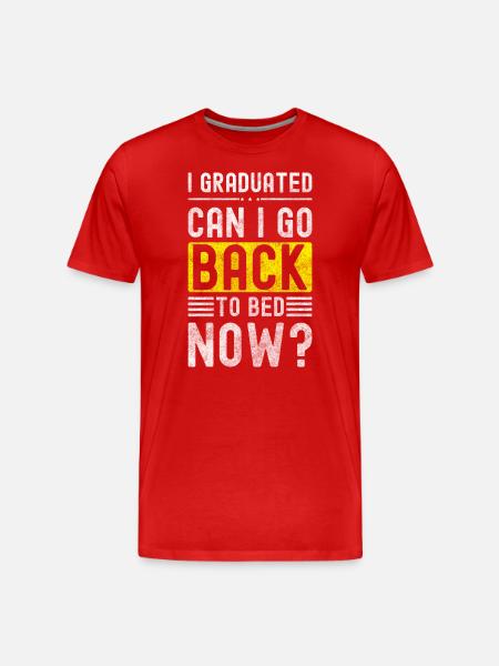 Student College Computer Party - Men's Premium Organic T-Shirt - red