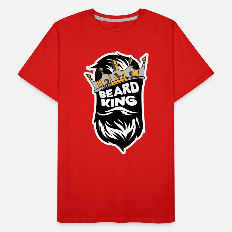 Beard Masculinity Statement Beard Hairstyle Beard Wearer Men's Premium Organic T-Shirt