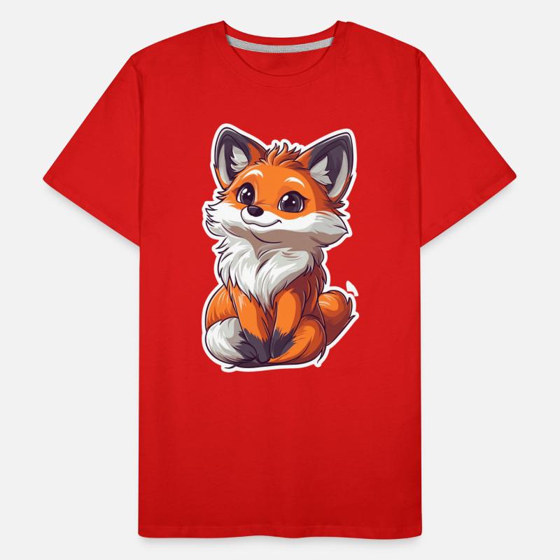 Fuchs Männer Premium Bio T-Shirt