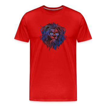 Democratic Republic of the Congo - Men's Premium Organic T-Shirt - red - Front - Damien (186cm)