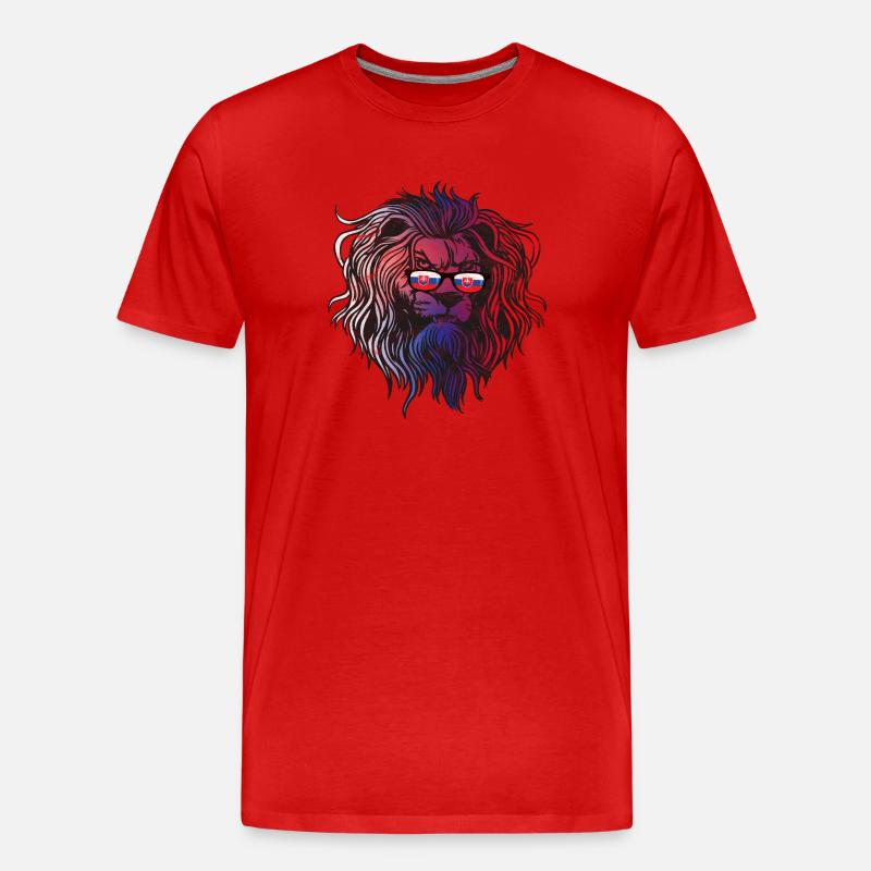 Slowakei - Männer Premium Bio T-Shirt - Rot
