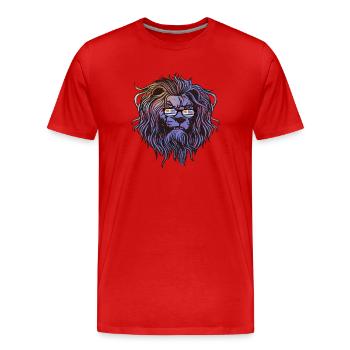 Uruguay - Männer Premium Bio T-Shirt - Rot - Vorne - Damien (186cm)