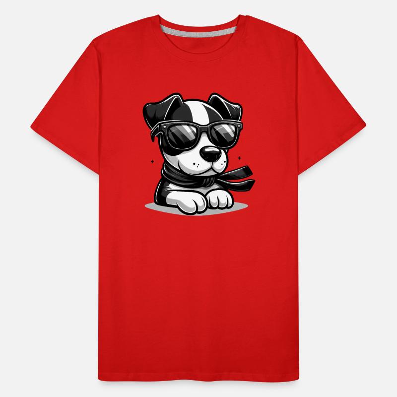 Chien teckel mignon T-shirt bio Premium Homme