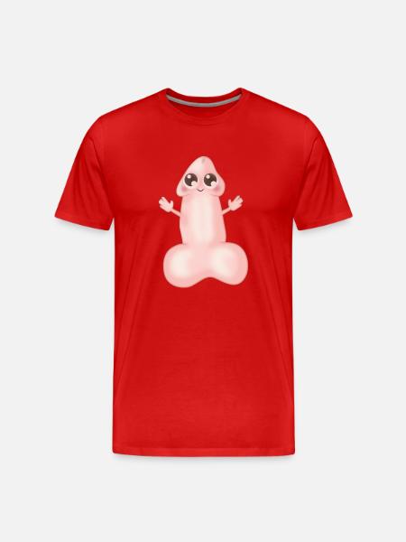 Kawaiimoji - T-shirt bio Premium Homme - rouge