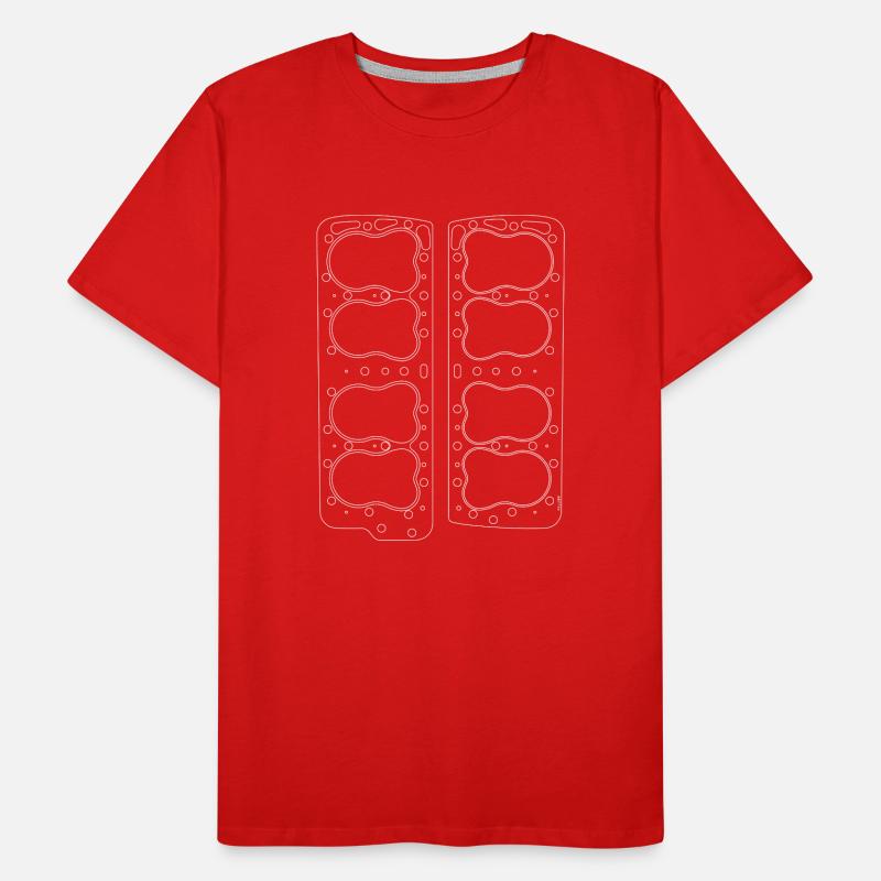Flathead V8 Head Gaskets Men's Premium Organic T-Shirt