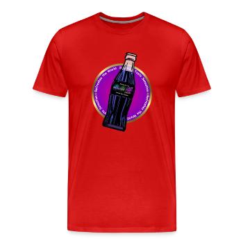 Magic Art Drink - Männer Premium Bio T-Shirt - Rot - Vorne - Damien (186cm)