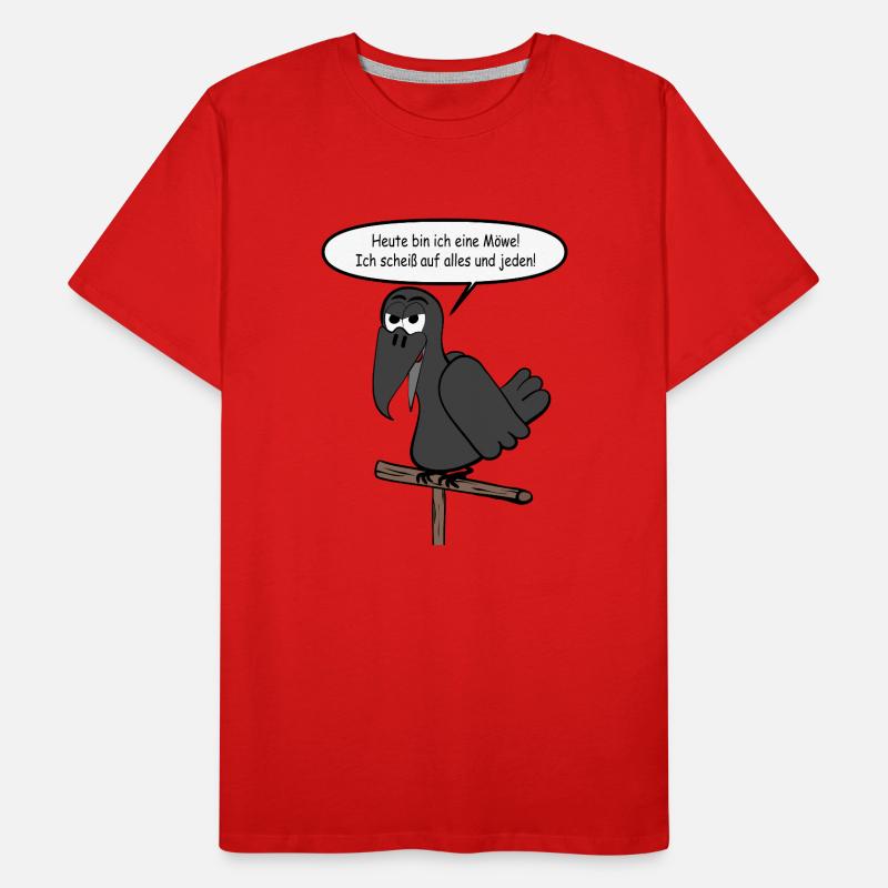 Heute bin ich eine Möwe Männer Premium Bio T-Shirt