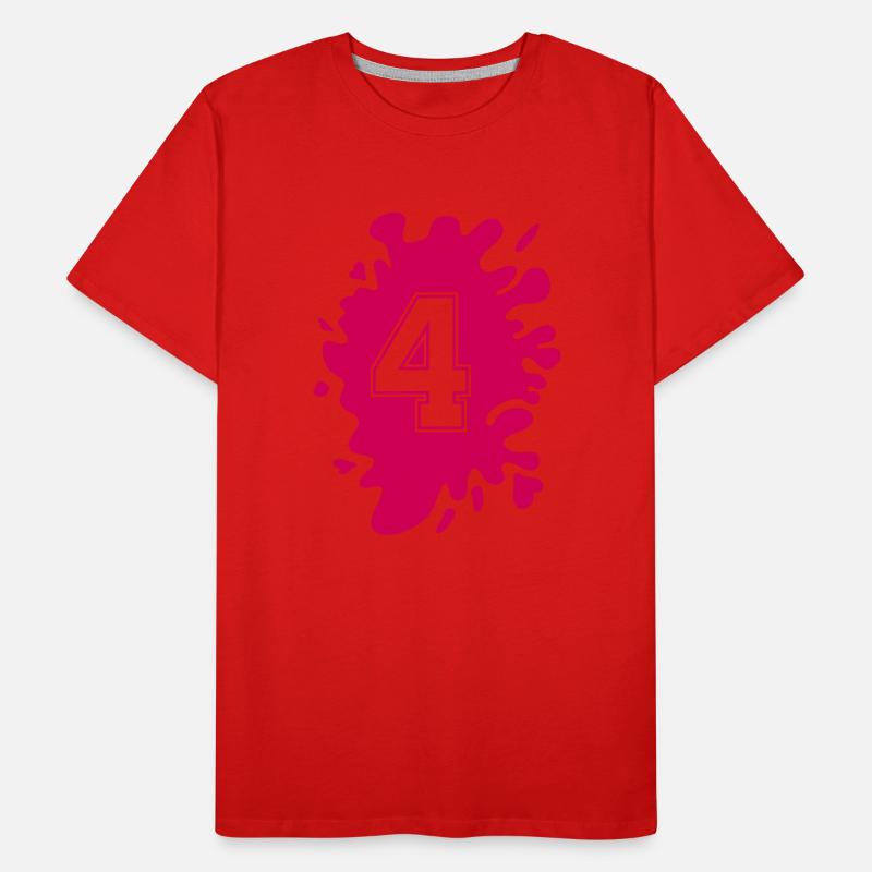 klecks 4 Männer Premium Bio T-Shirt