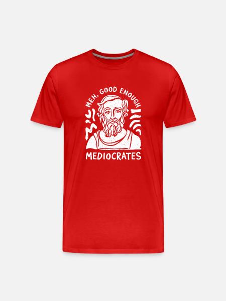 Relaxed through philosophy - Men's Premium Organic T-Shirt - red