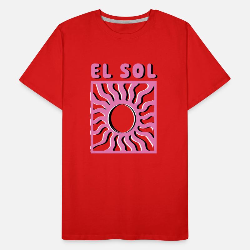 El Sol - The Spanish Sun - Gift Idea Men's Premium Organic T-Shirt