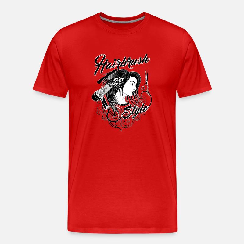 BabeShave - Männer Premium Bio T-Shirt - Rot