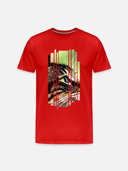 Chats - T-shirt bio Premium Homme - rouge