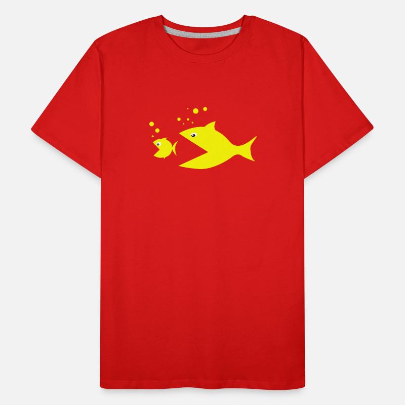 fish Men's Premium Organic T-Shirt
