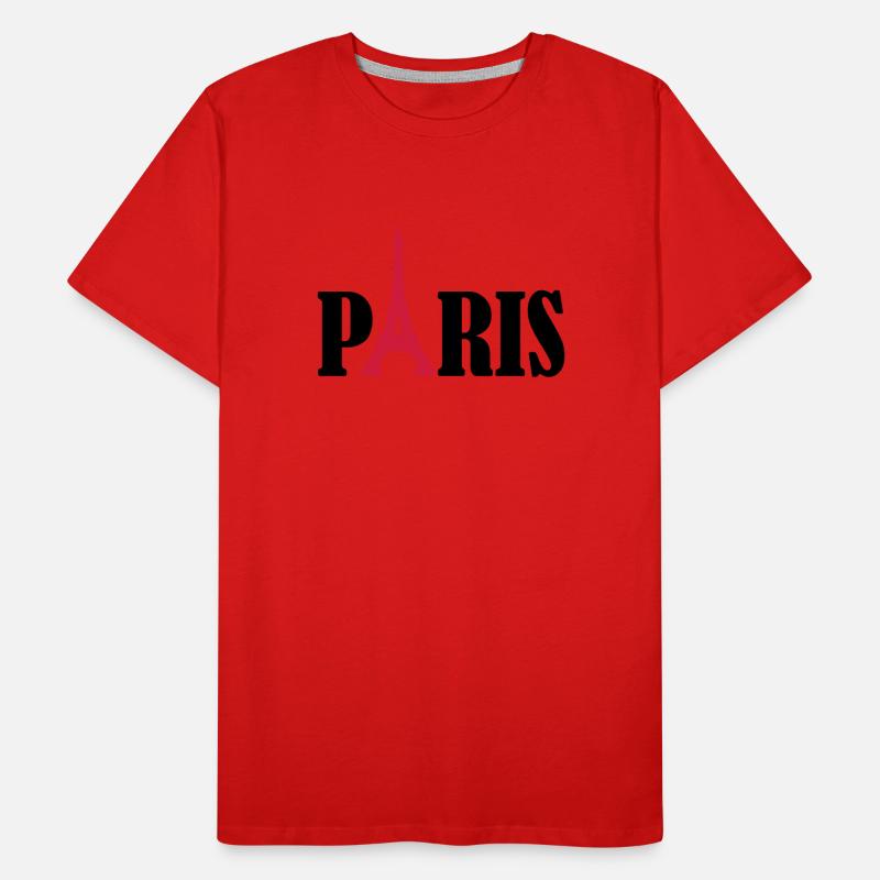 Paris Männer Premium Bio T-Shirt