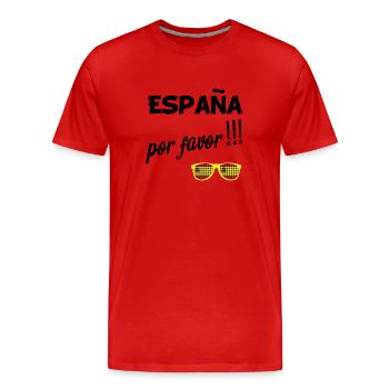 Espagne s'il vous plaît ! - T-shirt bio Premium Homme - rouge - Devant - Damien (186cm)