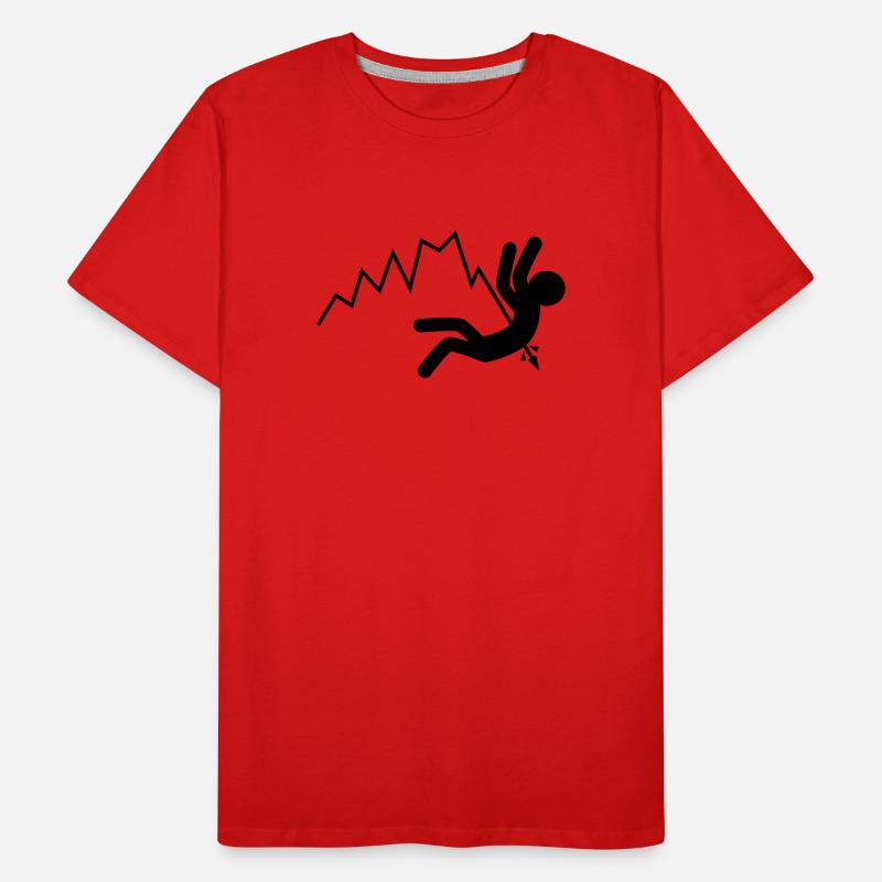 Falling prices (black) Men's Premium Organic T-Shirt